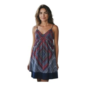 AMERICAN EAGLE Women's 2 Small Dress V-Neck Spaghetti Strap Lined Empire Waist